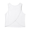 thumbnail image 5 of NinXxx Women's Seamless Yoga Tank Top Soft Athletic Workout Sleeveless Camisole White S, 5 of 6