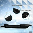 thumbnail image 3 of Superio Torpedo Snow Sled for Kids and Adults, 46", Black (2 pack), 3 of 5
