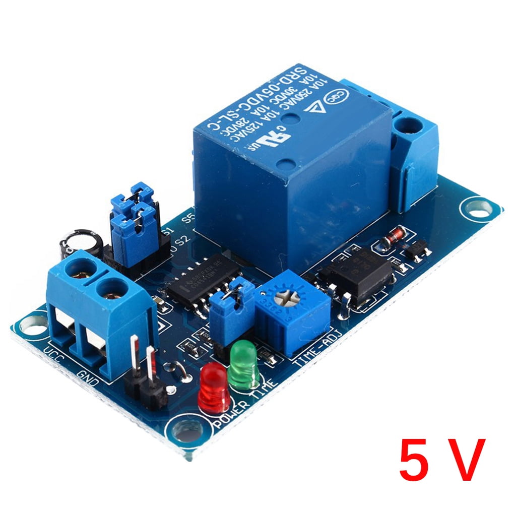 TureClos Adjustable Time Delay Relay Module Multifunctional Control