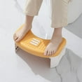 thumbnail image 1 of CNKOO  Toilet Stool Folding Toilet Stool  Squatting Poop Stool  Bathroom Potty Step Stool  Toilet Assistance Steps  Step Stool  Fits All Toilets  Detachable ＆ Stackable, 1 of 8