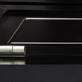 thumbnail image 5 of Swinging Doors Cafe Doors,Wood Saloon Swing Doors,Saloon Cafe Doors, Swinging Barn Door Swinging Door Auto Close Kitchen Bathroom Hallway Bar Swinging Door for Indoor (Black 35.4"x35.4"), 5 of 9