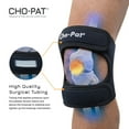 thumbnail image 4 of Cho-Pat Dual Action Knee Strap, Provides Full Mobility and Pain Relief for Arthritic, Weakened Knees, Tendonitis, Osgood Schlatter’s, Meniscus Tears, and Chondromalacia, Tan, Large, 4 of 6