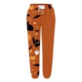 thumbnail image 4 of WILLBEST Pantalones Deportivos Casuales para Mujer, Cómodos, con Estampado de Halloween, Cintura Elástica Suave, para Uso Diario, para Otoño E Invierno. Grande, 4 of 4