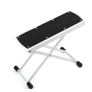 EASTROCK Guitar Foot Stool Height Adjustable Folding Foot Rest Made of  Solid Iron Guitar Foot Stand for Classical Guitar
