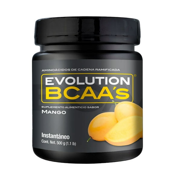 Aminoácidos de cadena ramificada Evolution Nutraceutical sabor Mango Bote de 500g