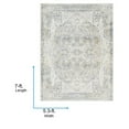 thumbnail image 5 of Livabliss Washable Rugs for Living Room, 5x7 Lillian Traditional Gray Area Rug, Bedroom Dining Room Home Decor Stain Resistant Carpet (5'3" x 7'), 5 of 7