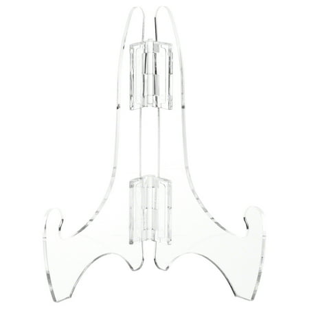Plymor Clear Acrylic Adjustable Folding Display Easel  6  H x 4  D