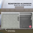 thumbnail image 4 of HOMCOM Heavy Duty Aluminum Truck Bed Tool Box, 36 Inch Tool Box Chest, 4 of 10