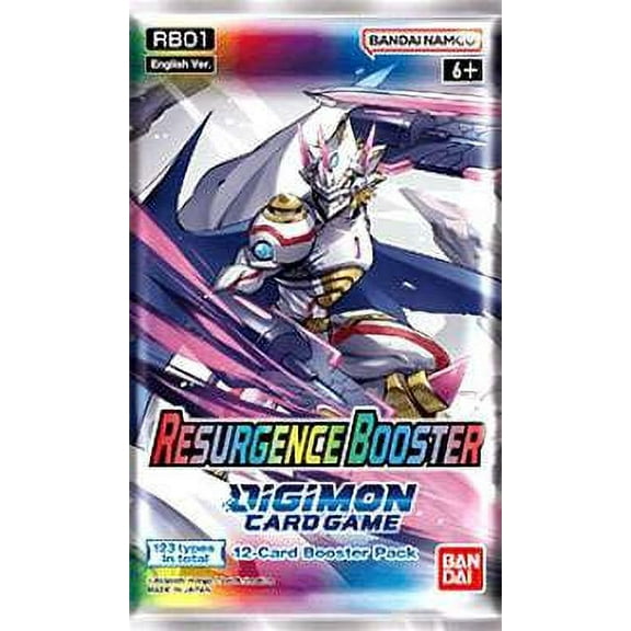 Digimon English Trading Card Game - Resurgence RB01 - BOOSTER PACK (12 Cards)