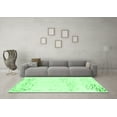 thumbnail image 3 of Ahgly Company Indoor Rectangle Abstract Emerald Green Modern Area Rugs, 2' x 5', 3 of 4