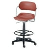 OFM Martisa Series Plastic Task Stool with Drafting Kit Red