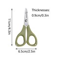 thumbnail image 2 of BE-TOOL Professional Fishing Line Scissor Fishing Tackle Accessories Fishing Line Cutter Outdoor Fishing Tool (Blue), 2 of 8