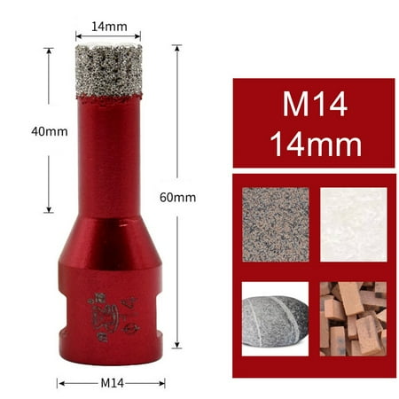 

BAMILL 6-68mm M14 Diamond Core Drill Bit Hole Saw Cut Stone Porcelain Tile Glass
