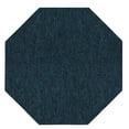 thumbnail image 1 of Ambiant Broadway Collection Solid Color Indoor Outdoor Area Rug Teal - 10' Octagon, 1 of 5