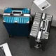 thumbnail image 2 of Maleta de viaje con gran capacidad para hombre, caja de contraseña con rueda Universal, cubierta de carrito para estudiantes de secundaria, Maleta sólida, 2 of 4