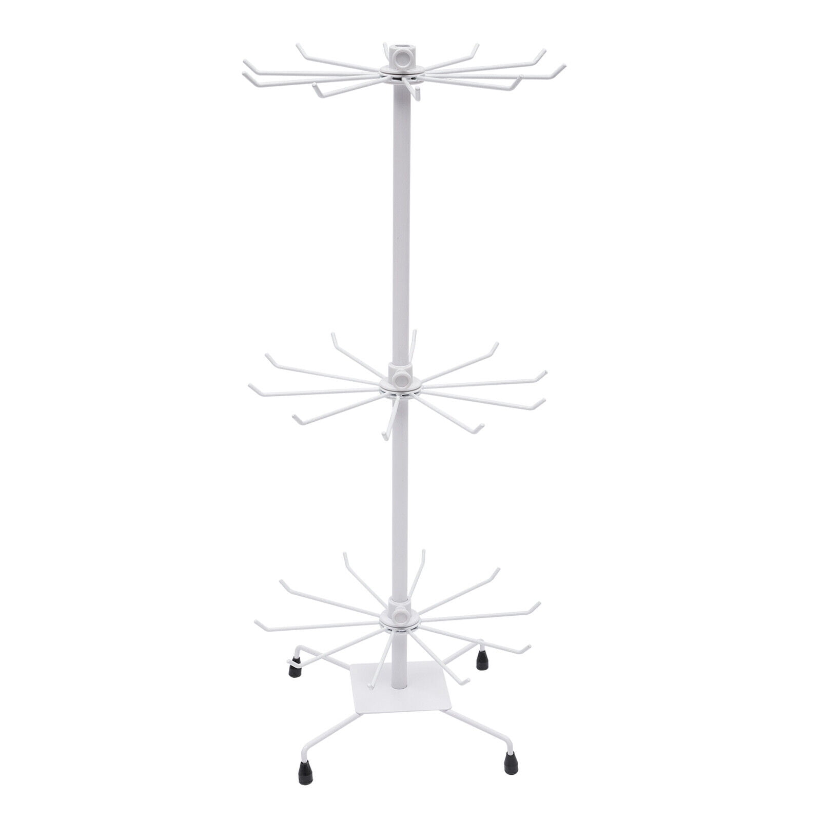 Elegant Jewelry Spinner Display Stand Adjustable Revolving Earrings