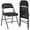 Black, variant on Aoile Folding Chairs with Padded Cushion & Back, Foldable Chairs with Metal Frame Hold up to 350 lbs for Home, Office, Indoor & Outdoor (Black, Set of 2)