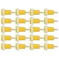 thumbnail image 2 of 2024 20Pcs Banana Socket Binding Post Adapter Brass Safe Welding Type Grounding Terminal 4mm 402 1KV 32AYellow, 2 of 5