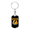 Dog Tag with Swivel Keychain (Gold), variant on Bitcoin The Halvening Crypto Dog Tag Keychain Stainless Steel Silver Tone or Gold Tone
