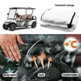 thumbnail image 6 of XYZCANDO Wolf American Flag Golf Cart Seat Cover | Non-Slip Terry Cloth with 4 Storage Pockets | Universal 2-Seat Golf Cart Accessory, 6 of 8