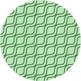 thumbnail image 1 of Ahgly Company Machine Washable Indoor Round Transitional Mint Green Area Rugs, 8' Round, 1 of 7
