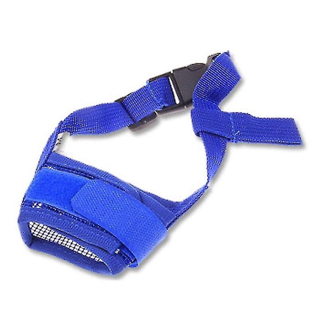 XXL Mascarilla ajustable para perro mascota, bozal de malla para morder y corteza, 1 ud.