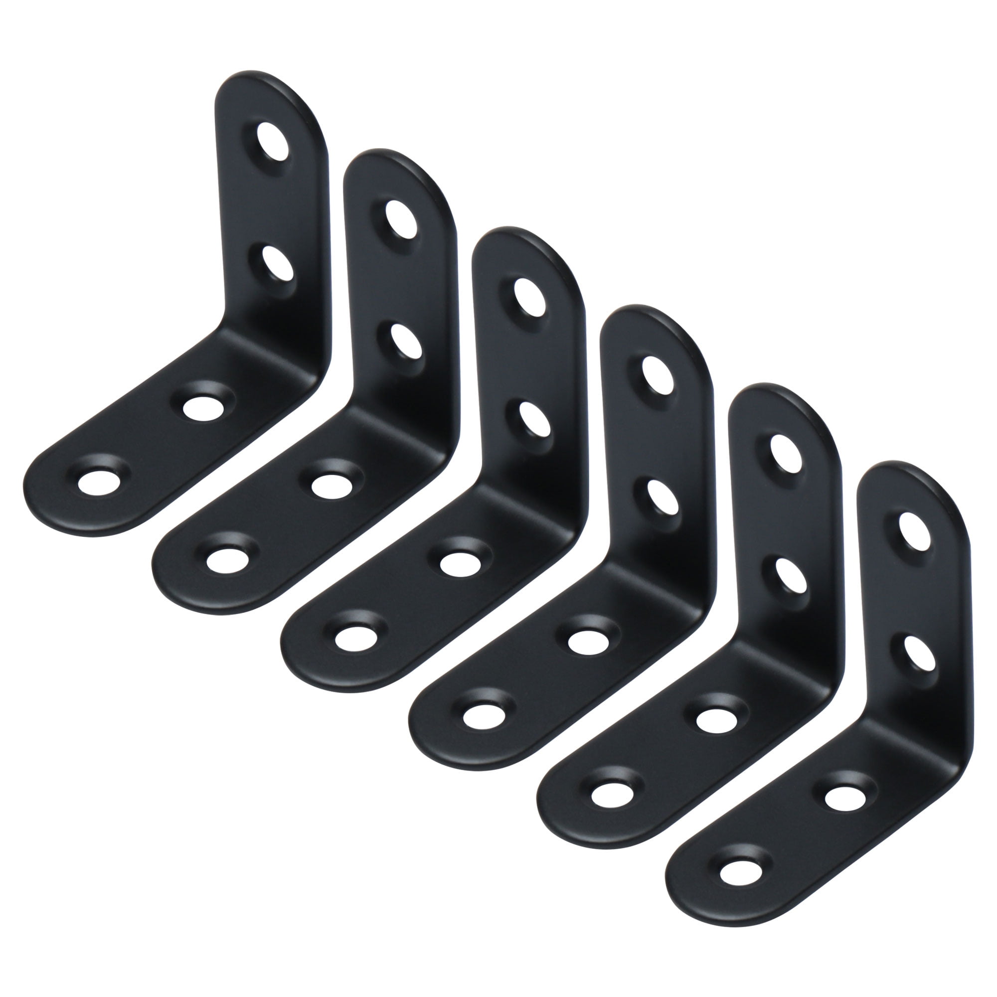 uxcell 7pcs Stainless Steel Angle Bracket 40 x 40mm Corner Joint Supporter Black Brace Corner Protector Shelf Support for Furniture uxcell 7pcs Stainless Steel Angle Bracket 40 x 40mm Corner Joint Supporter Black Brace Corner Protector Shelf Support for Furniture