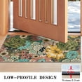 thumbnail image 3 of Bohemian Retro Floral Non-Slip Entryway Door Mat,Boho Indoor Decor Durable Low Plush Door Mat,Washable Welcome Rug for Patio Hallway Home Decor 17x30 Inches, 3 of 7