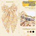 thumbnail image 2 of Dalrosia 4PCS Hair Bows for Women, Big Bow Hair Clips for Girls, Silky Satin Hair Bow Clips Oversized, Large Cute Aesthetic Hair Accessories Gifts Holiday, 2 of 5