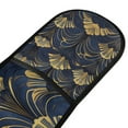 thumbnail image 4 of Yayeee Double Oven Mitt Kitchen Heat Resistant Baking 35" x7" Quilted Glove, Gold Art Pattern, 4 of 6