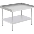 thumbnail image 1 of 48 In x28 In x30 In Stainless Steel Grill and Equipment Stand - NSF-Certified Heavy-Duty Prep Table with Adjustable Legs and 2 In Edge Baffle, 1 of 7