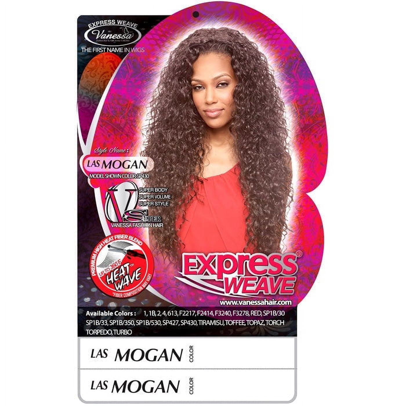 Vanessa Express Synthetic Hair Half Wig Super Weave Las Mogan.
