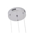thumbnail image 3 of Bethel International LED Chandelier Chrome Stainless Steel & Crystal, 3 of 5