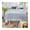 L C, variant on Tablecloth for Rectangle Table, Geometric Pattern Cream Style Tablecloth, Wrinkle Resistant Easy Care Table Cover for Coffee Tables Dorm Desks Photo Background Decoration