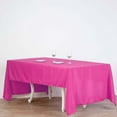 thumbnail image 5 of Efavormart Rectangle Tablecloth, 60"x126" Stain & Wrinkle Resistant Washable Table Cloth, Oblong Decorative Polyester Fabric Table Cover for Dining, Party, Wedding & Baby Shower- Fushia, 5 of 10