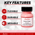 thumbnail image 2 of Pintura acrílica Angelus para cuero, 30 ml, color rosa pétalo, 2 of 9