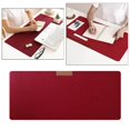 thumbnail image 3 of Soft Mouse Pad Table Computer Desk Mat Felt Laptop Large Office Desk Mousepad Cushion Office Home Large Red Wine, 3 of 9