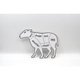 thumbnail image 1 of Vintage Lamb Illustration Metal Wall Decor, 1 of 1