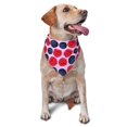 thumbnail image 6 of Dog Bandanas, Blueberry Print red Adjustable Dog Scarf Triangle Bib Handkerchief Accessories for Small Medium Large Dogs, Cats, Pets, 6 of 6