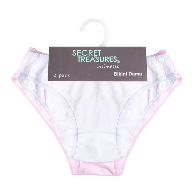 Bikini Secret Treasures para Mujer, Multicolor 1 Paquete con 2 Piezas Talla M