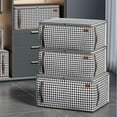 thumbnail image 3 of Nilvkv Clothe Storage Bag Wardrobe Sorting Storage Box Portable Storage Bag Winter Quilt Storage Box, Organization and Storage, 3 of 6