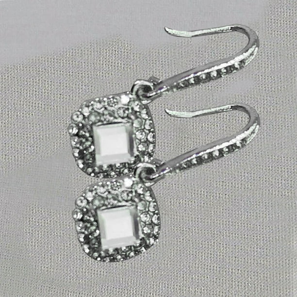 Xihbxyly Anillo de Diamantes de Moda para Mujer, Joyería para Parejas, Juego de 1 Par de Anillos, Talla 9