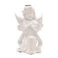 thumbnail image 1 of Candelabro candelabro candelero tallado en resina de ángel hecho a mano de Cruz de Mano Blanca Sunnimix Estatua del candelero, 1 of 8