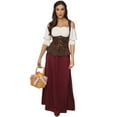 thumbnail image 2 of Franco Peasant Lady Women's Halloween Fancy-Dress Costume for Adult, M, 2 of 2