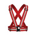 thumbnail image 1 of Chaleco Reflectante Ajustable para Correr y Andar en Bicicleta - Color Rojo Brillante, Alta Visibilidad para Actividades Nocturnas, 1 of 6