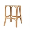 thumbnail image 7 of Baxton Studio Adrena Modern Bohemian Natural Brown Rattan Bar Stool, 7 of 7