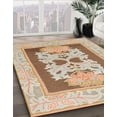 thumbnail image 2 of Ahgly Company Indoor Rectangle Abstract Chocolate Brown Abstract Area Rugs, 5' x 7', 2 of 6