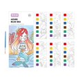 thumbnail image 2 of Libro de acuarela para colorear y viajar, libros de actividades acuáticas para artistas, niños, unisex Mar, 2 of 7
