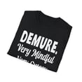 thumbnail image 4 of Demure Very Mindful, Gildan Unisex Softstyle T-Shirt, Trending Demure S-3XL, 4 of 4