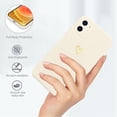 thumbnail image 2 of for iPhone 12 Case Cute Slim Shockproof Phone Case with Wireless Charging Support and Protection, Beige, 2 of 14